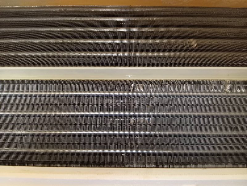 クリーニングで　古いエアコンが復活